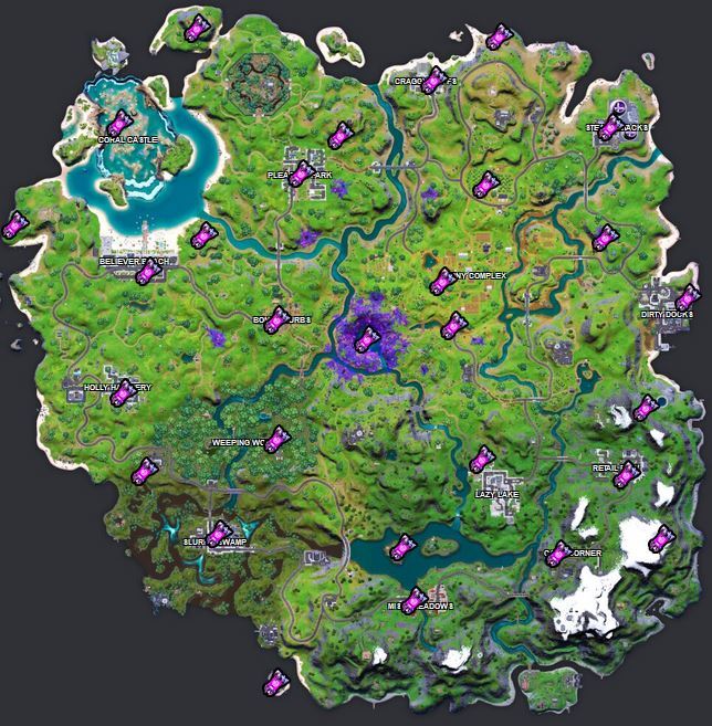 Fortnite Alle Alien Artefakte