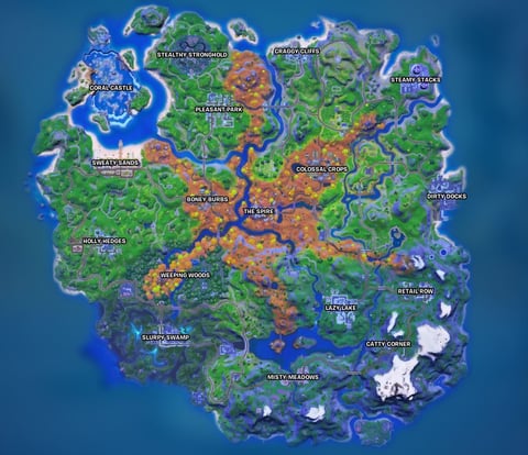 Fortnite Chapter 2 Season 6 Map