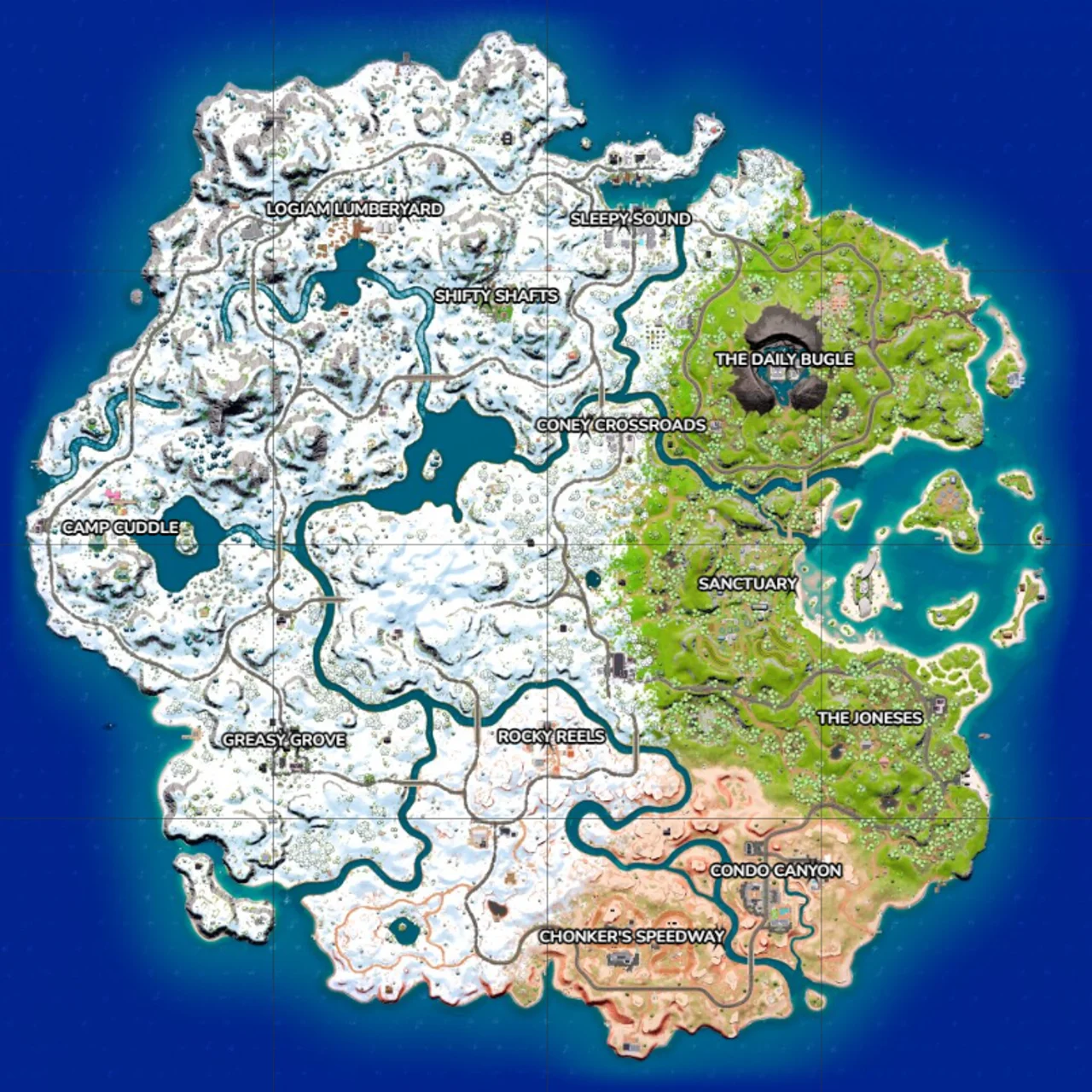 Fortnite Chapter 3 Map