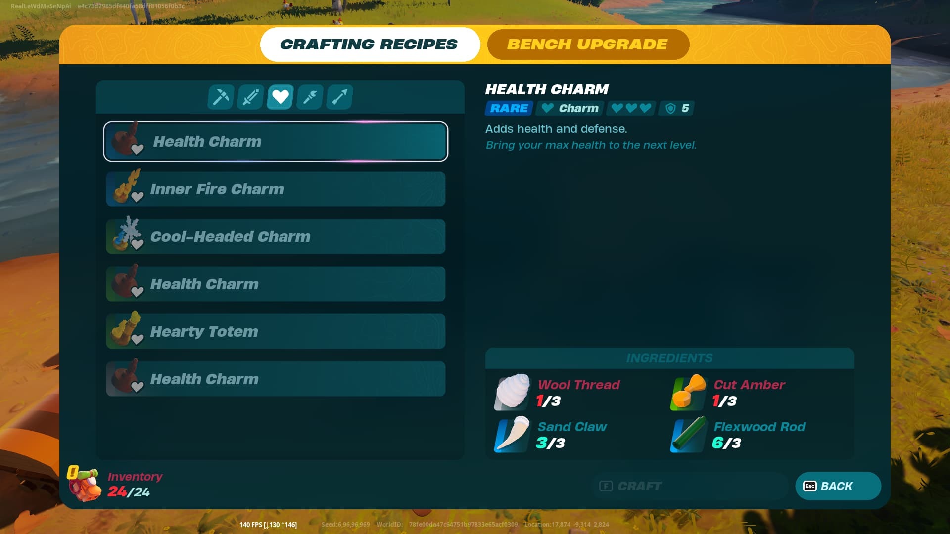 Fortnite Crafting Reflection Charm