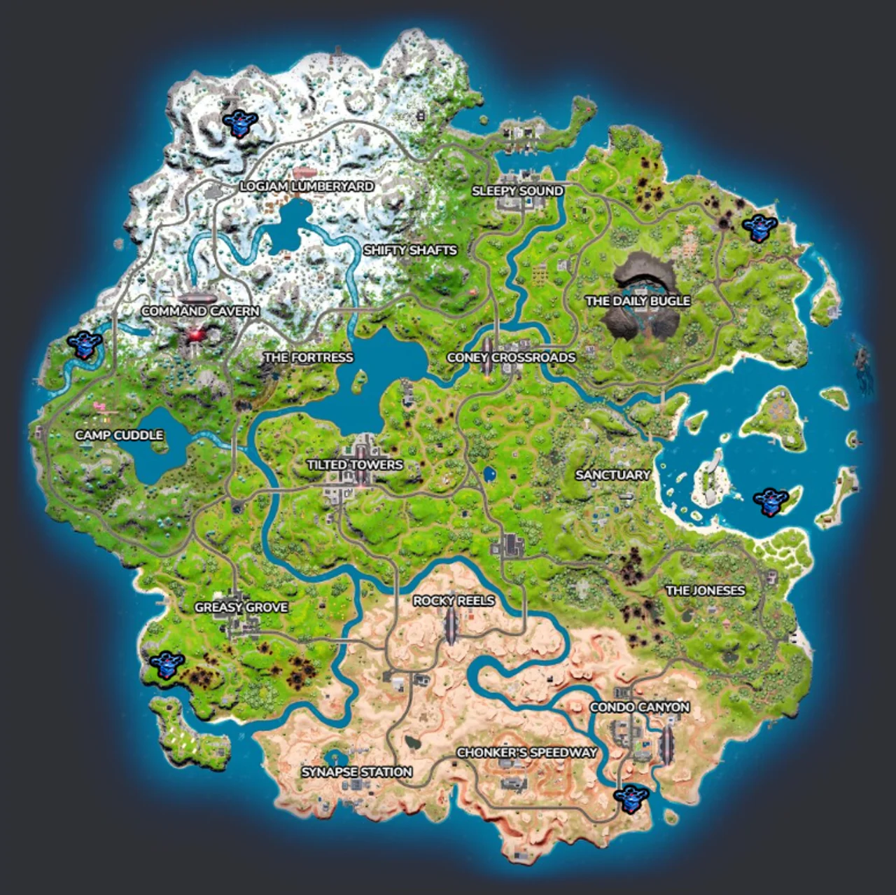 Fortnite Drone Locations