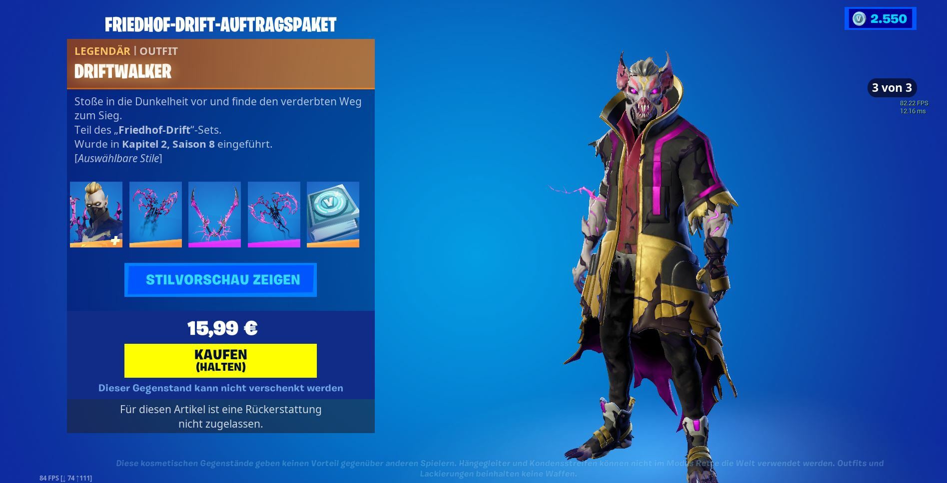 Fortnite Friedhof Drift Auftragspaket