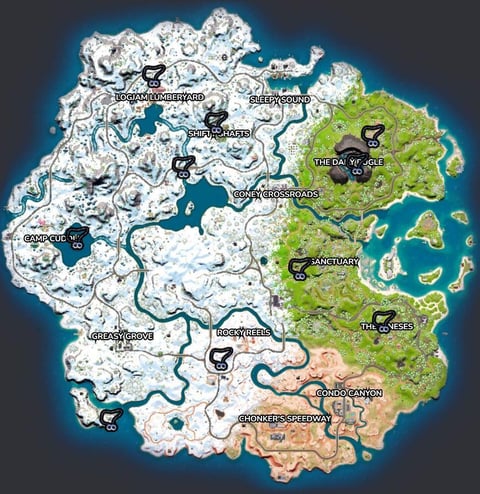 Fortnite KOR Marken Locations