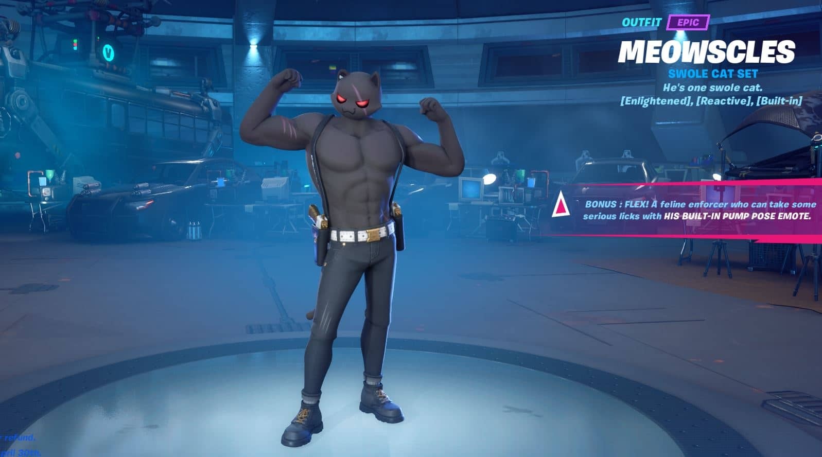 Fortnite Meowscles Shadow Style