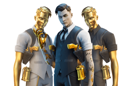 Fortnite Midas Mission ghost shadow skin