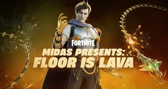 Fortnite Midas presents Floor Is Lava