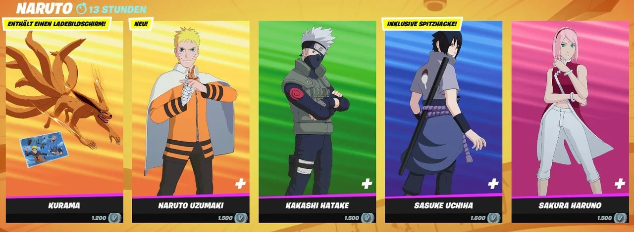 Fortnite Naruto Cosmetics