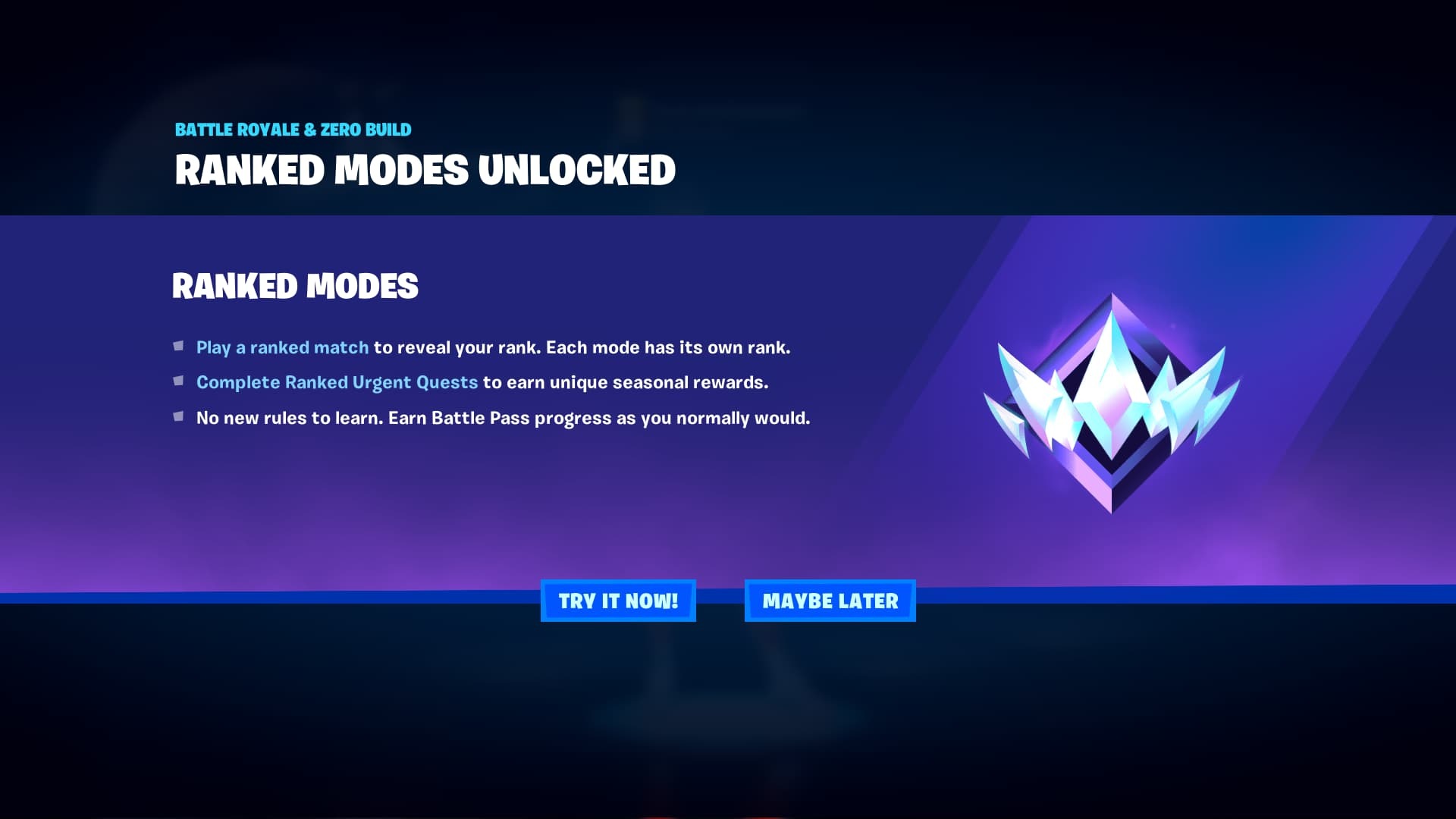 Fortnite Ranked Mode