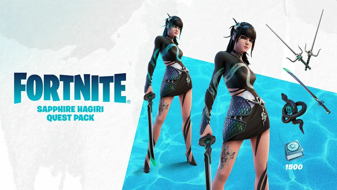 Fortnite Saphir Hagiri pack