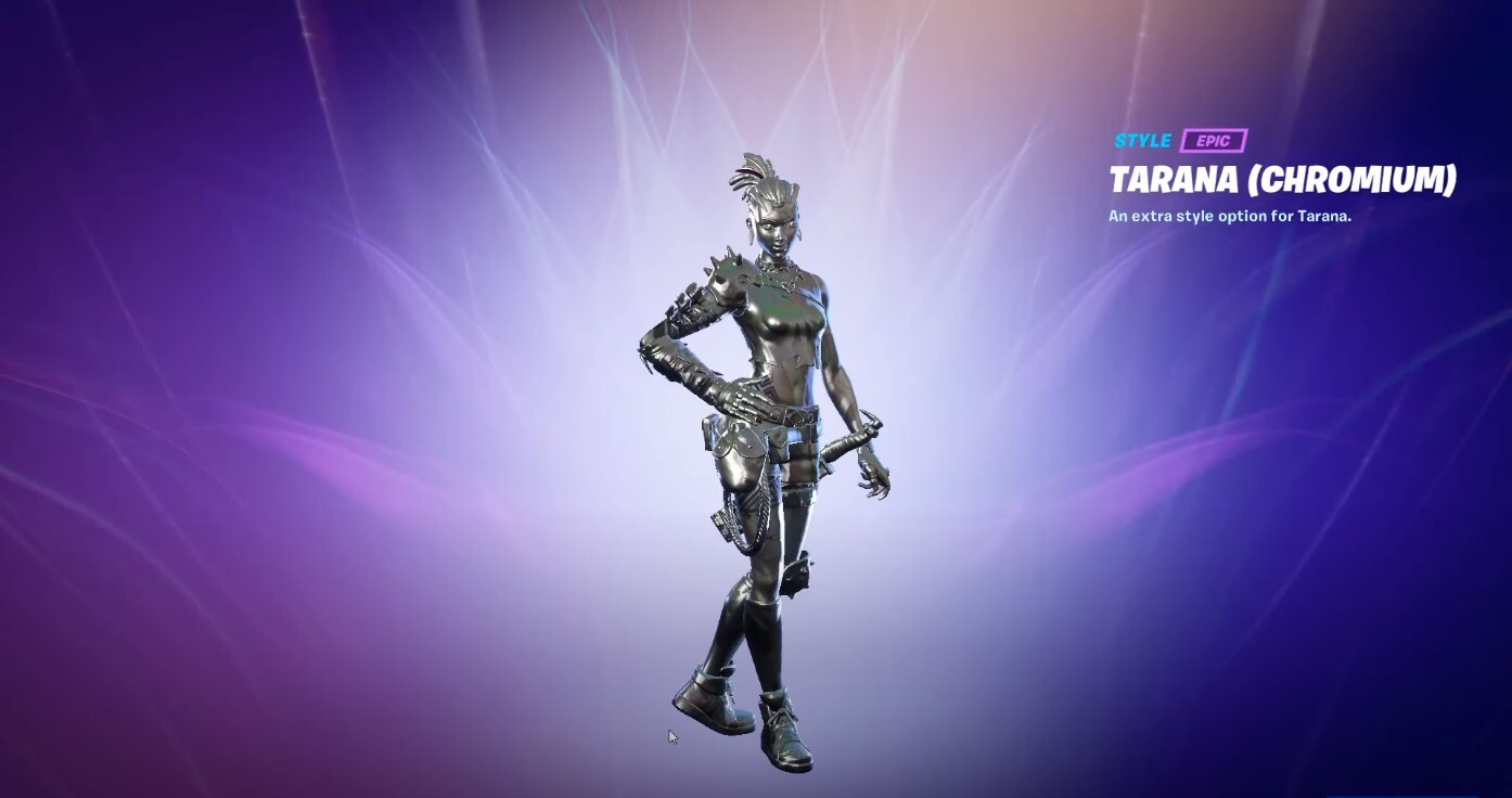 Fortnite Season 6 Chromium Tarana Skin