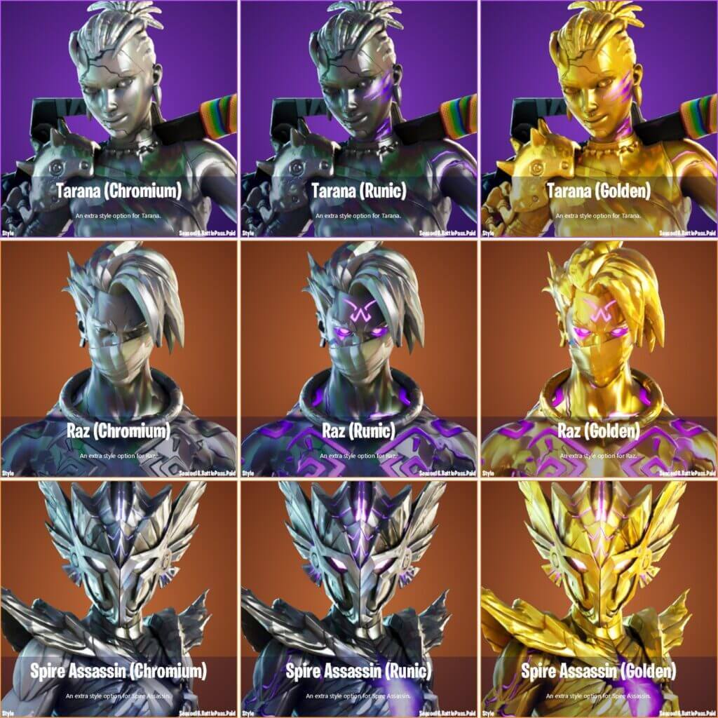 Fortnite Season 6 enlightened skins thumb