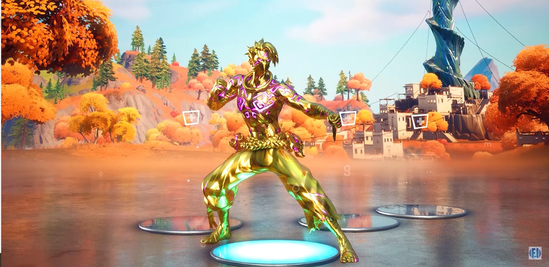 Fortnite Season 6 golden raz Skin