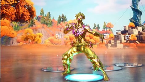 Fortnite Season 6 golden raz Skin