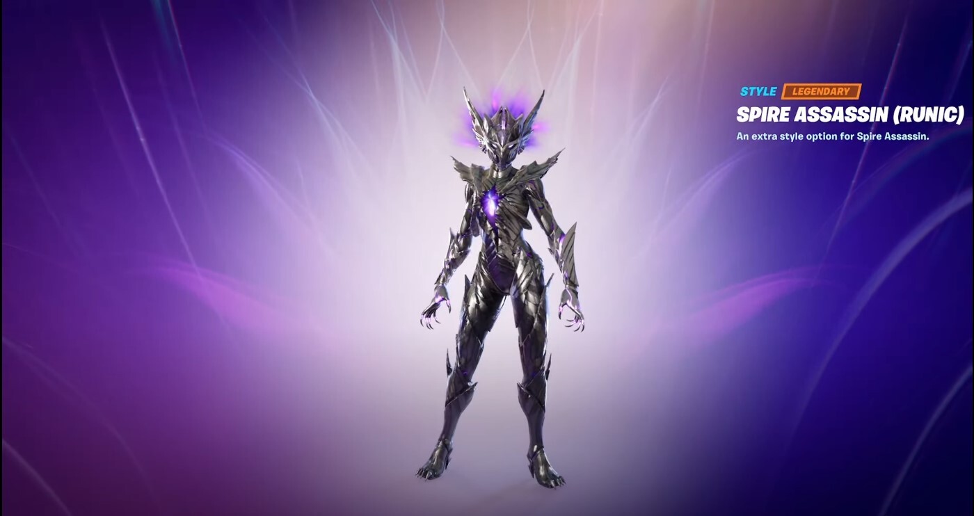 Fortnite Season 6 runic spire assassin Skin