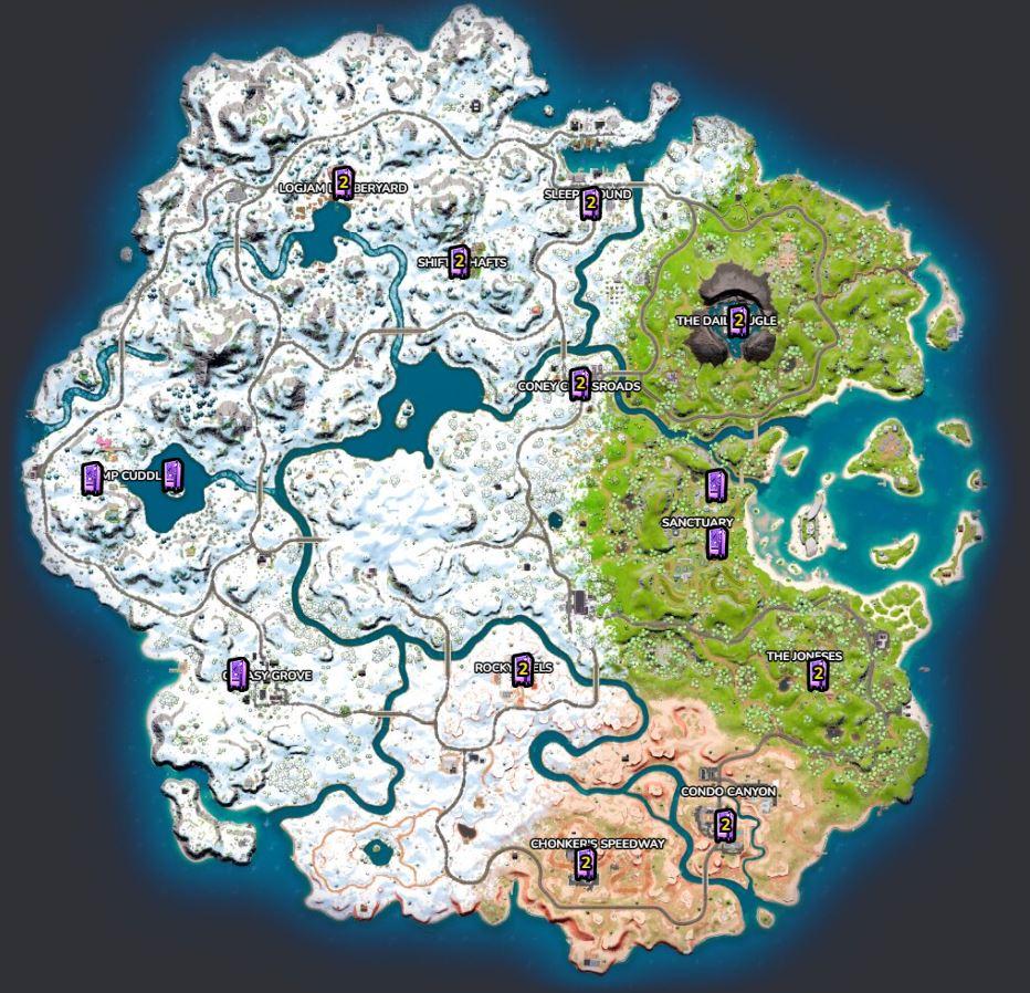 Fortnite Verkaufsautomaten Locations Chapter 3 Season 1