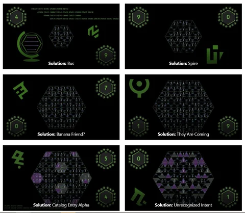 Fortnite alien puzzle solutions