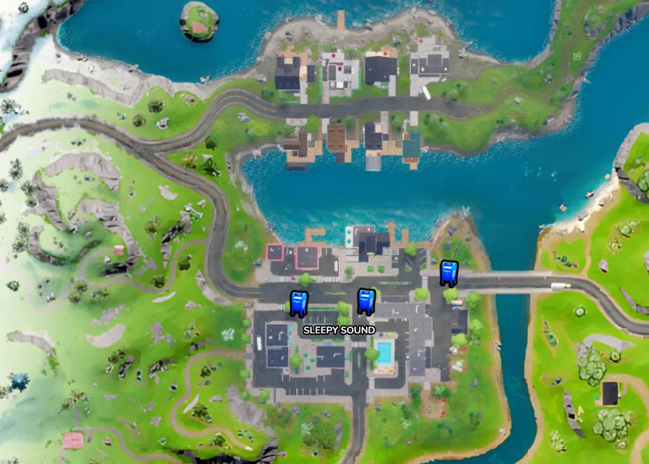 Alle Briefkasten Locations in Sleepy Sounds Fortnite