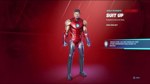 Fortnite suit up emote