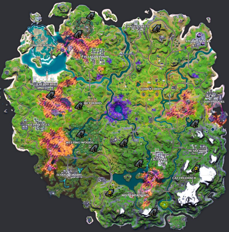 Fortnite Wolf Locations Season 8