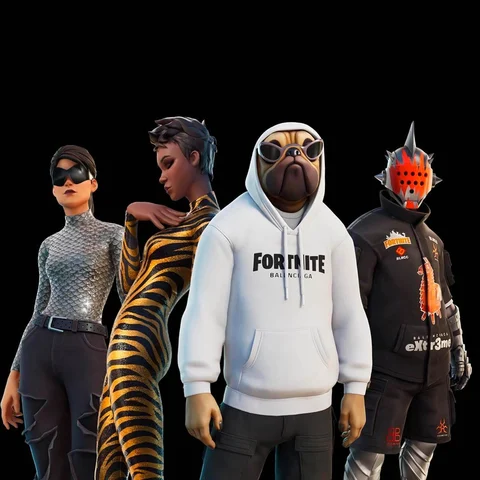 Fortnite x balenciaga Skins