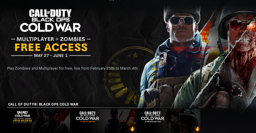 Free To Play BOCW