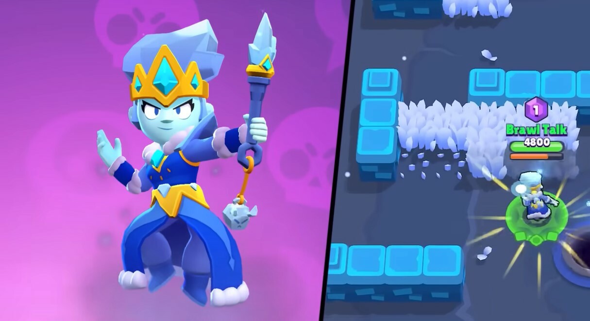 Brawl Stars Candyland Update Dark Brawlidays Frost Queen Amber skin guide Supercell