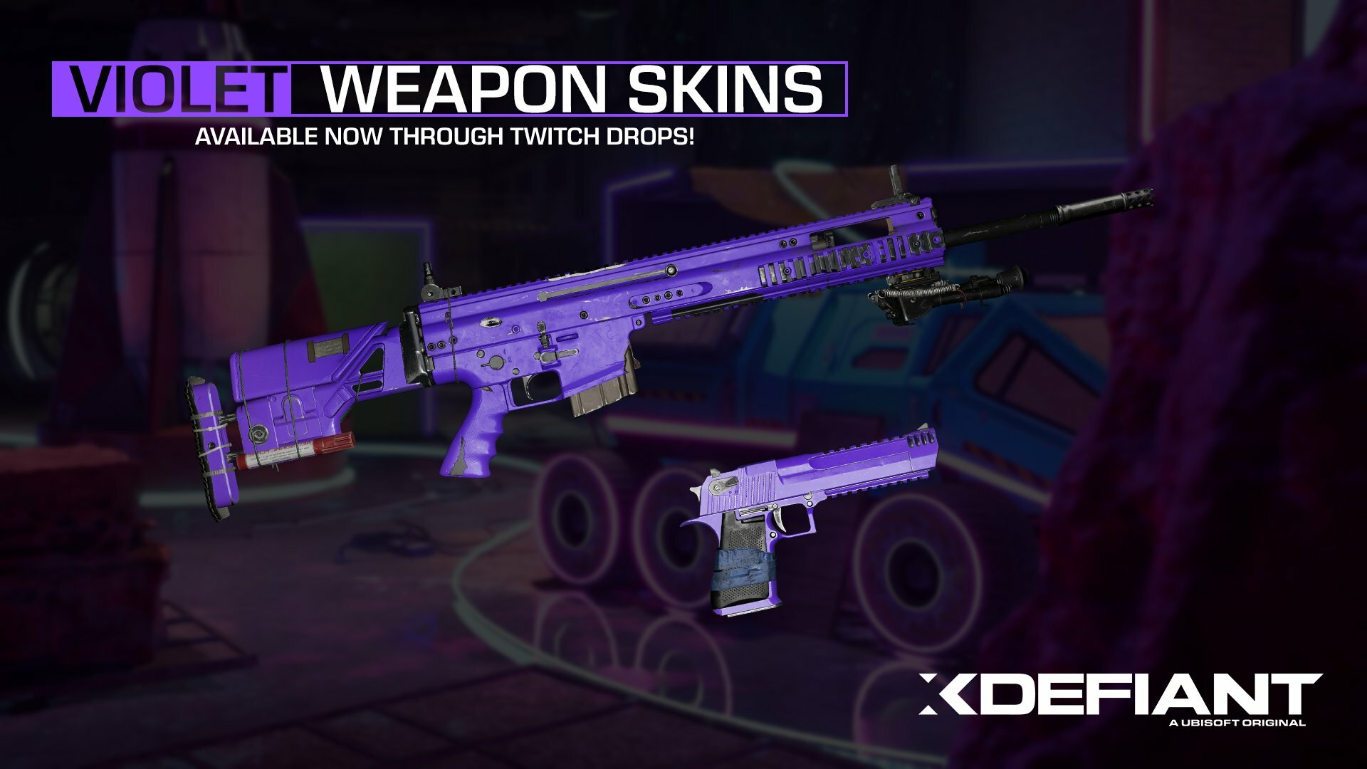 xDefiant: Violet skins de armas