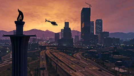 GTA 5 Los Santos Dusk