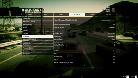 GTA V PC Graphics Settings