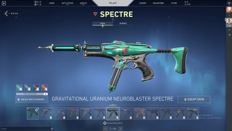 EarlyGame | The Best Spectre Skins in Valorant