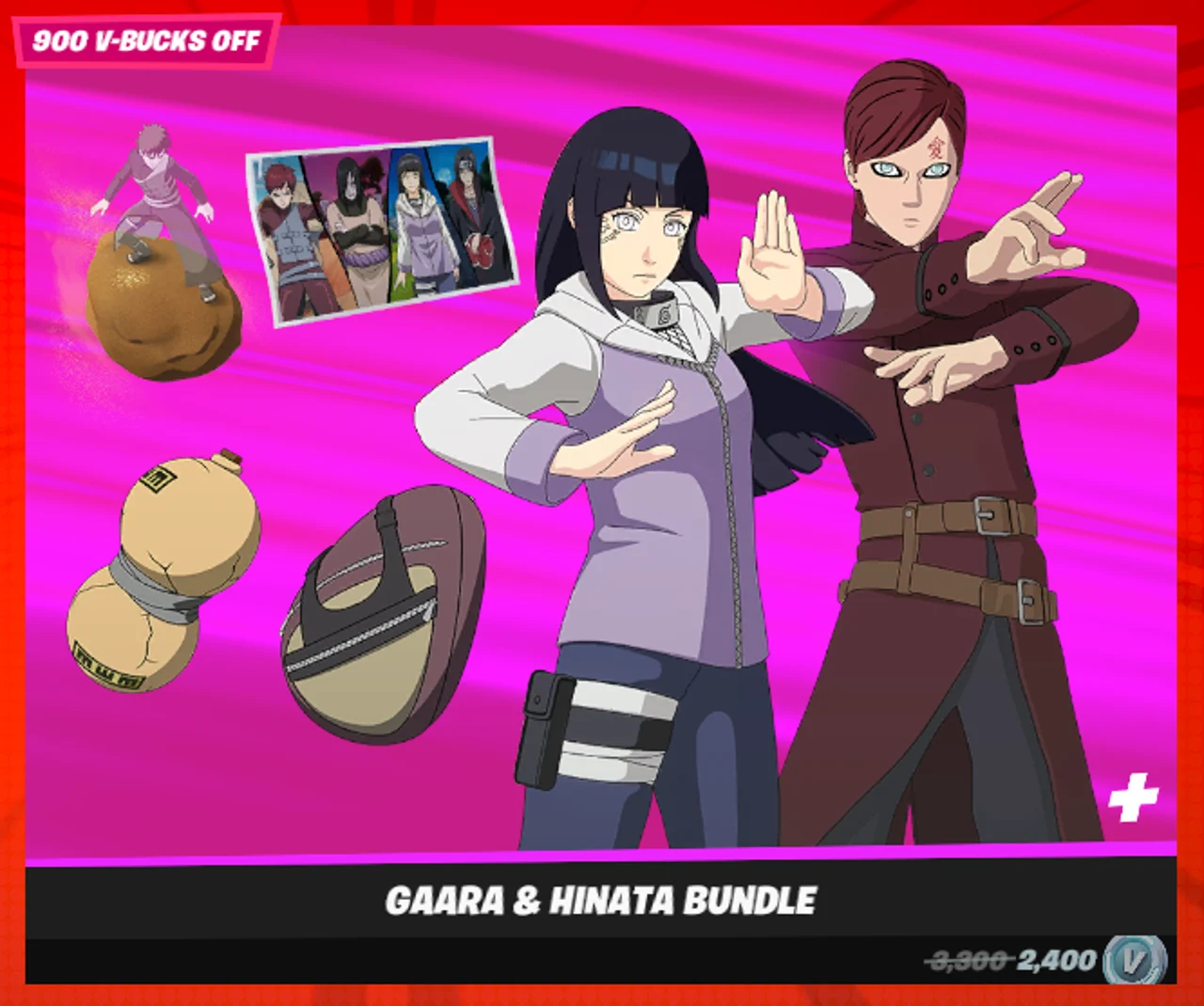 Fortnite Gaara & Hinata Bundle