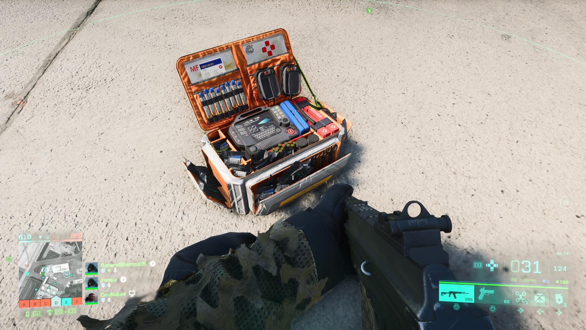 Gadgets in Battlefield 2042 Beta Armour Box