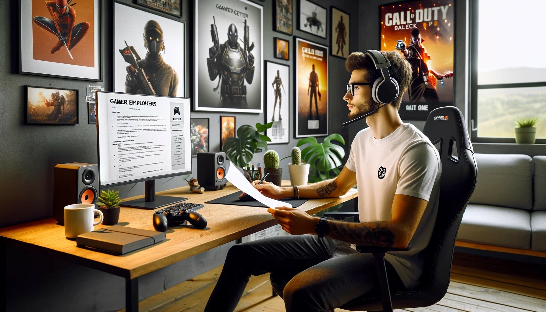 Gamer auf Jobsuche