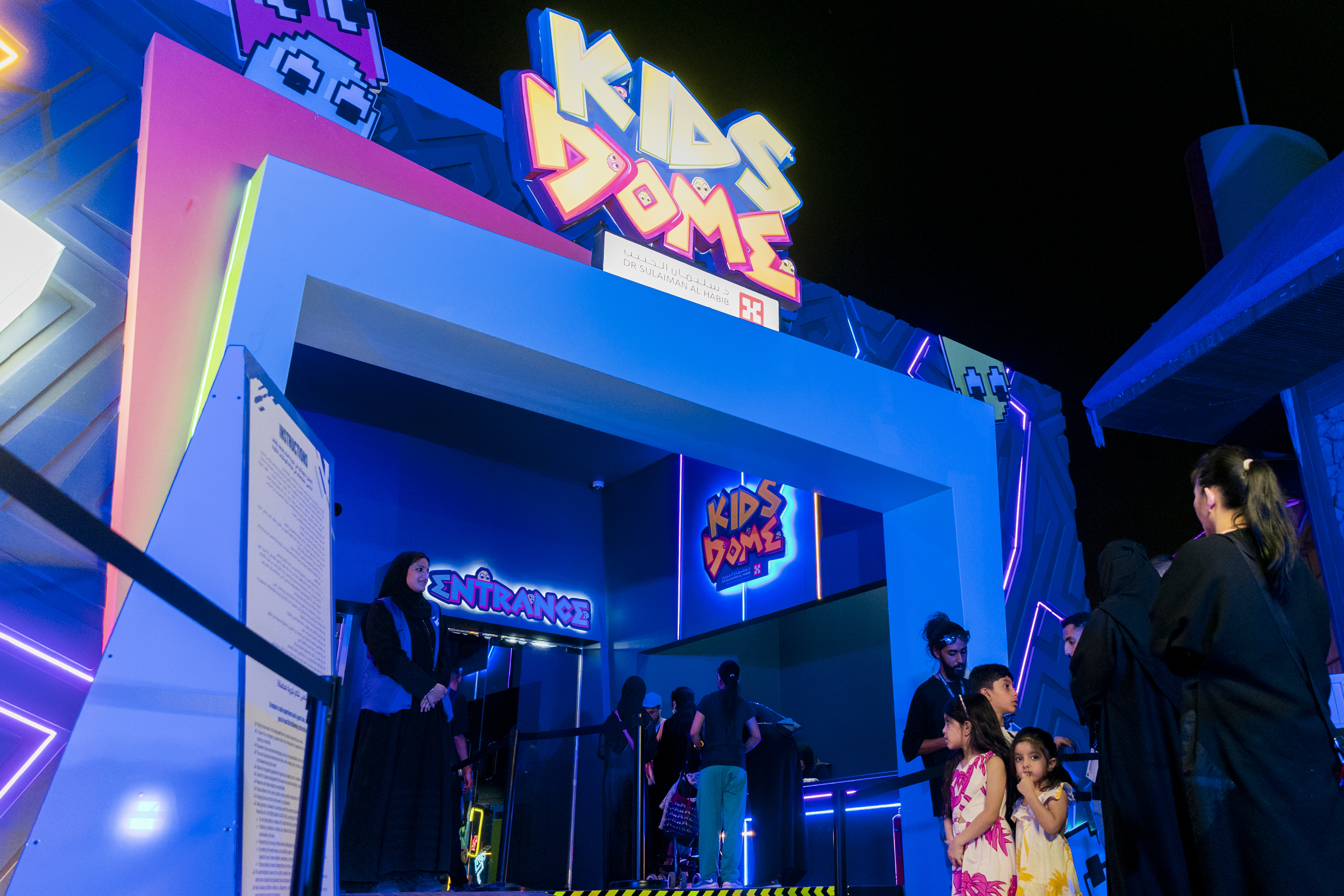 Kids Dome is a game-themed area at Gamers8