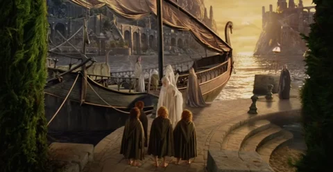 Gandalf departs for grey havens