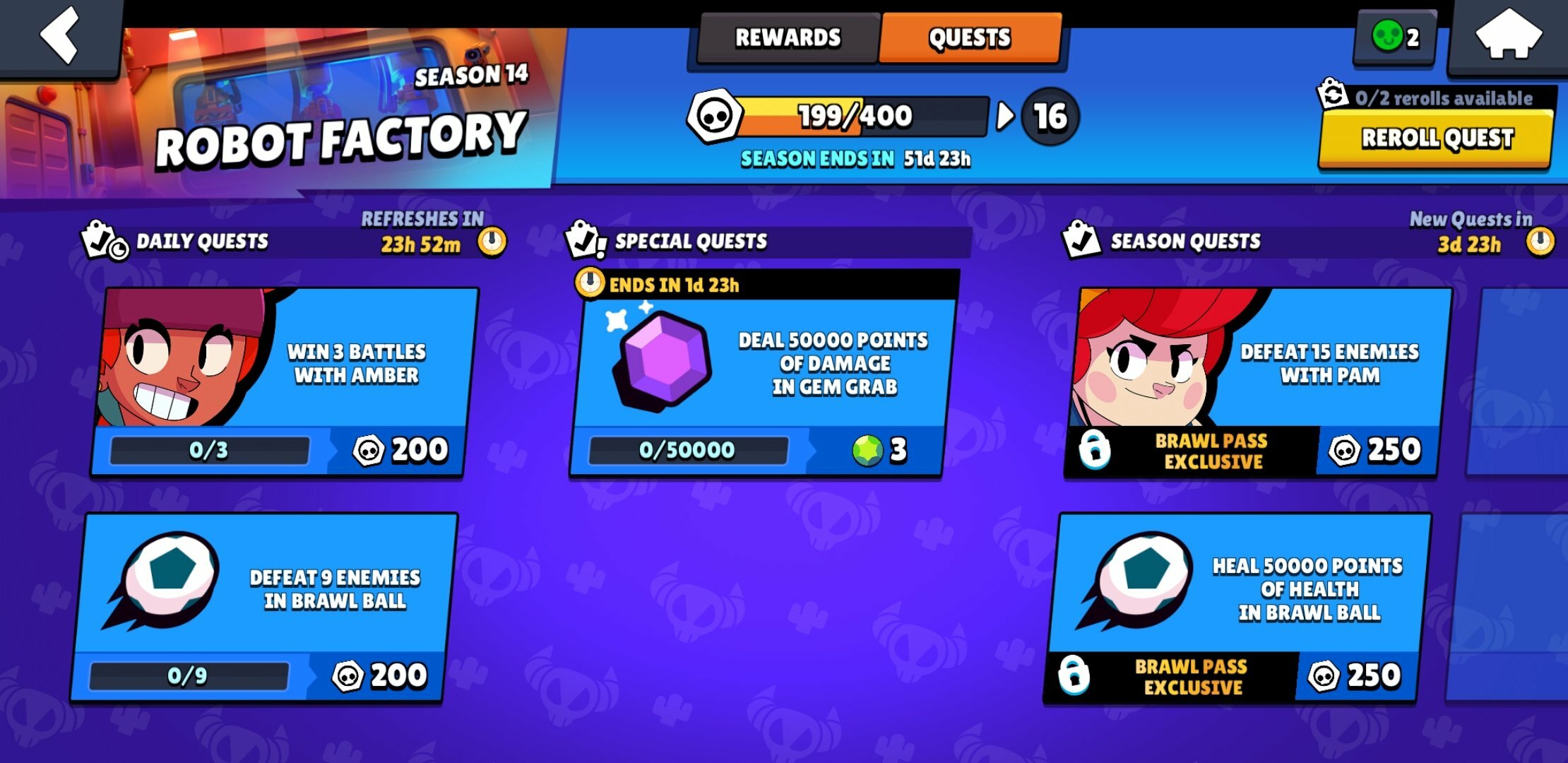 Gem Quest Brawl Stars