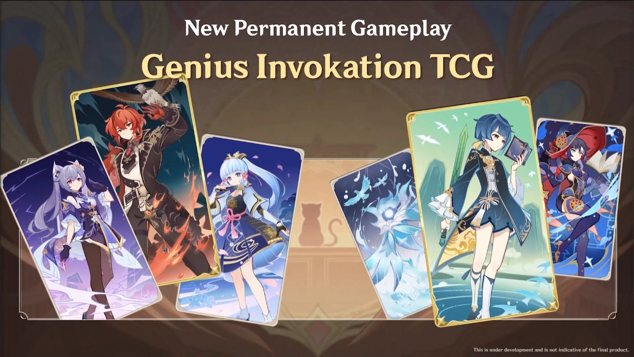 Genshin Impact version 3.3 Genius Invokation TCG Game mode HoYoverse