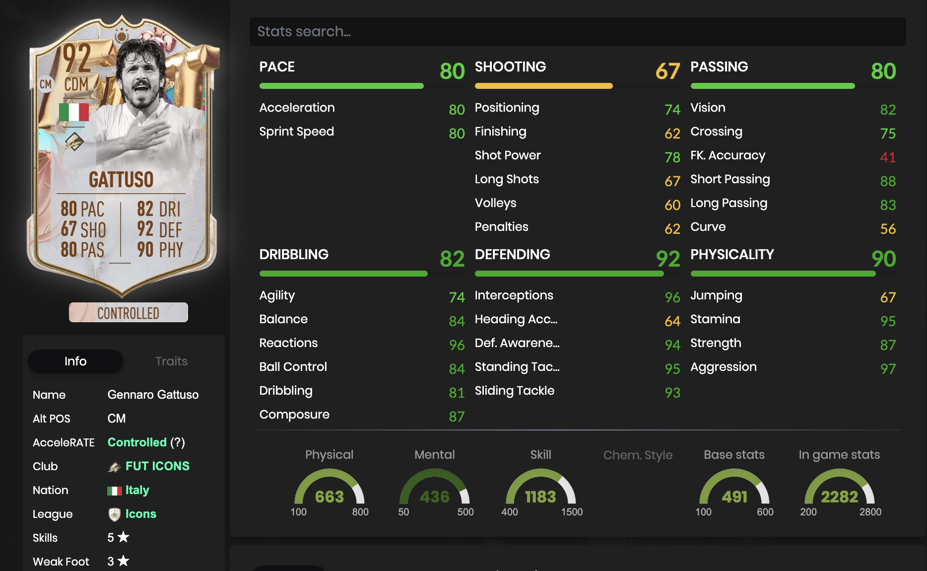 Gennaro Gattuso Birthday Icon FIFA 23