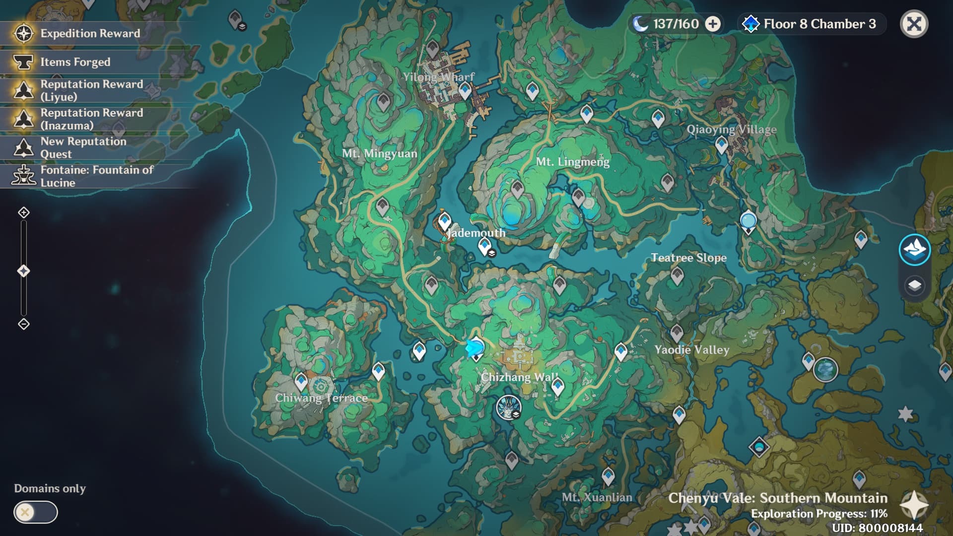 Genshin Impact Chenyu Vale Complete Map