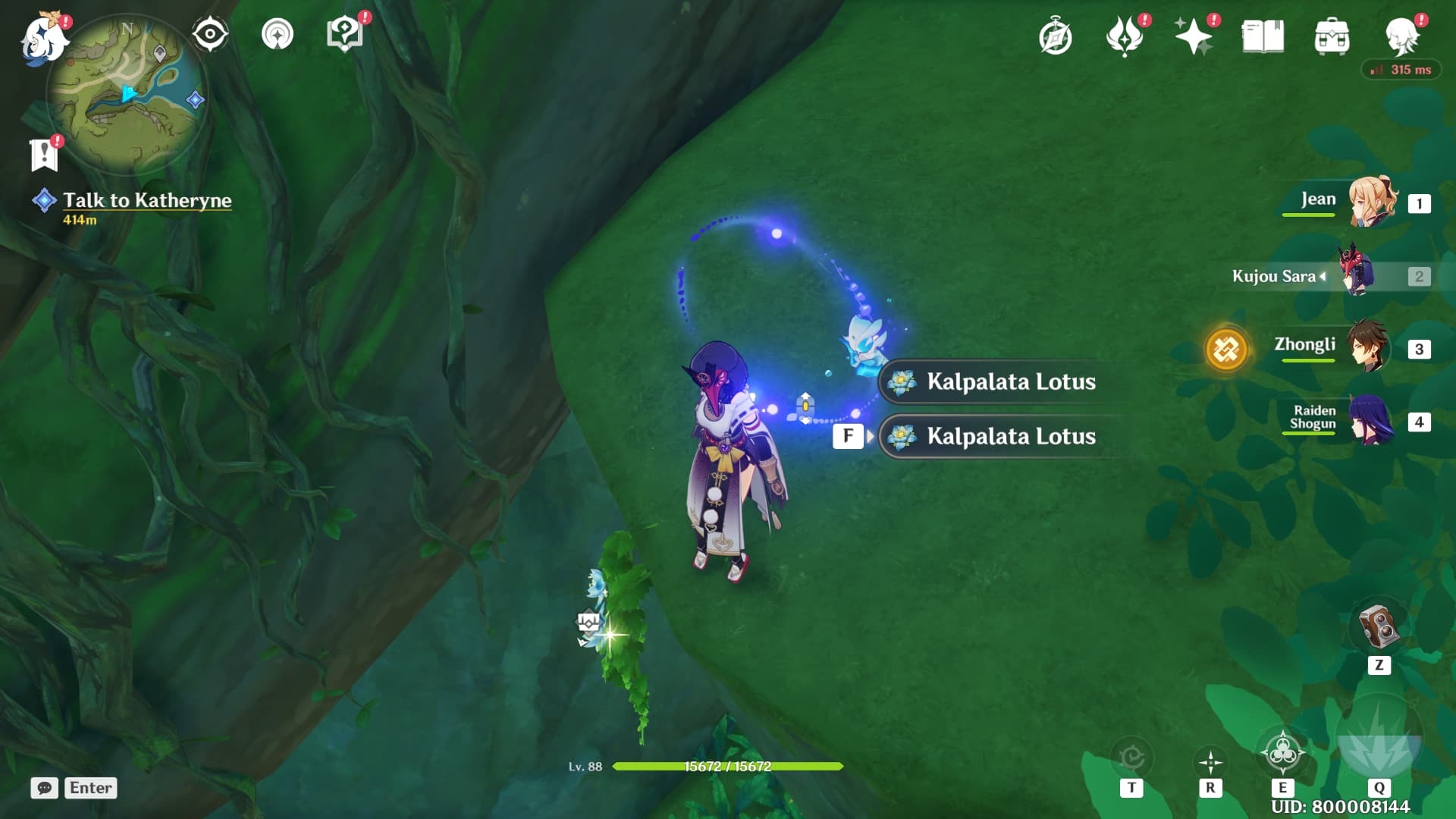 Genshin Impact Kalpalata Lotus Farming Route
