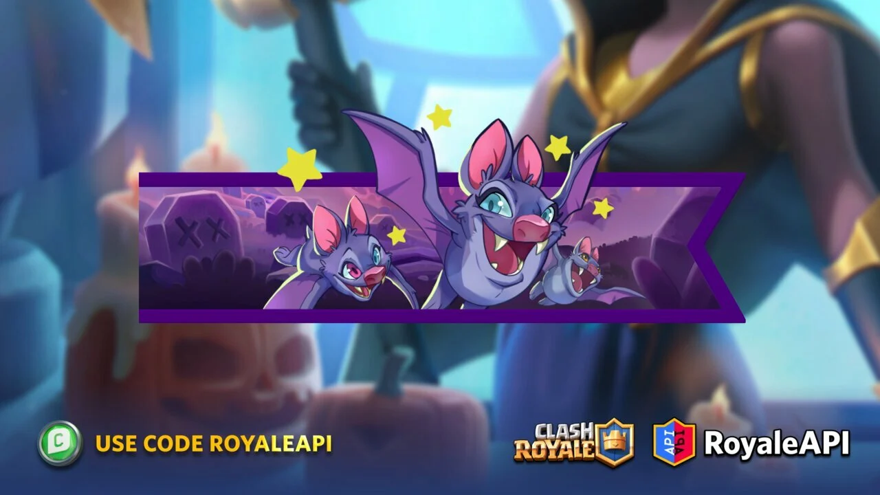 Clash Royale Season 40 October 2022 Ghoulish Graveyard Battle banner supercell