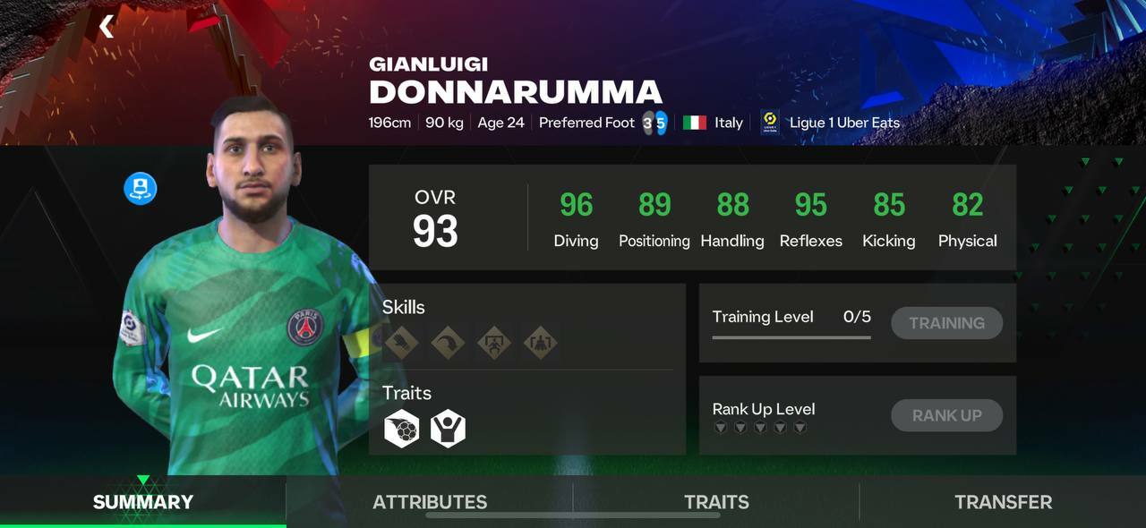 gianluigi donnarumma fc mobile