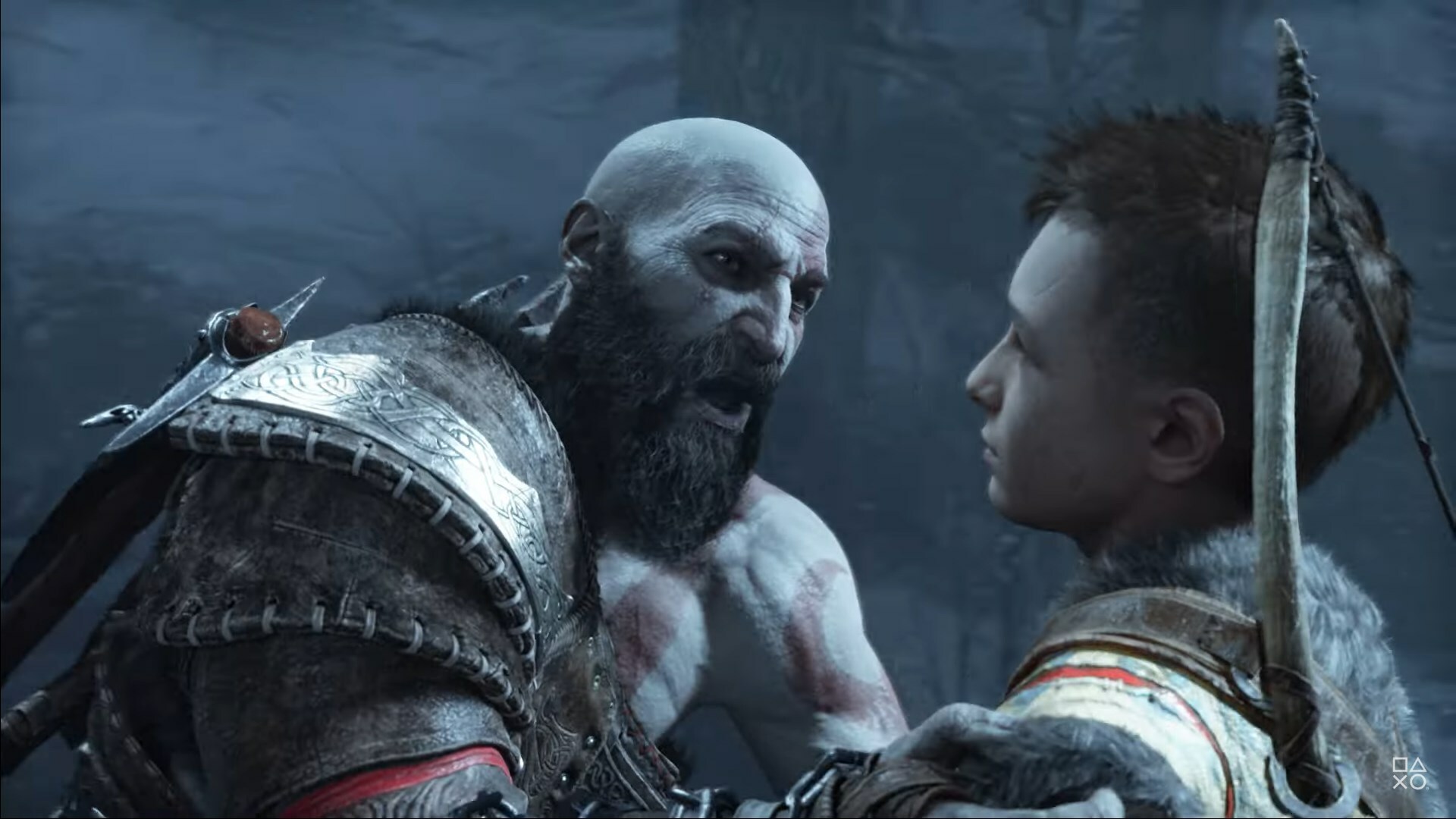 God of War Ragnarök Kratos angry