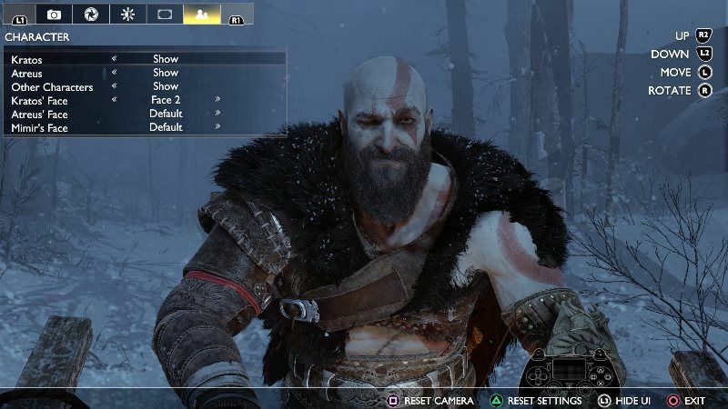 modo fotográfico God of War Ragnarök