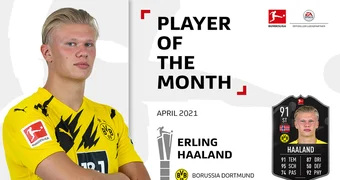 Haaland POTM April