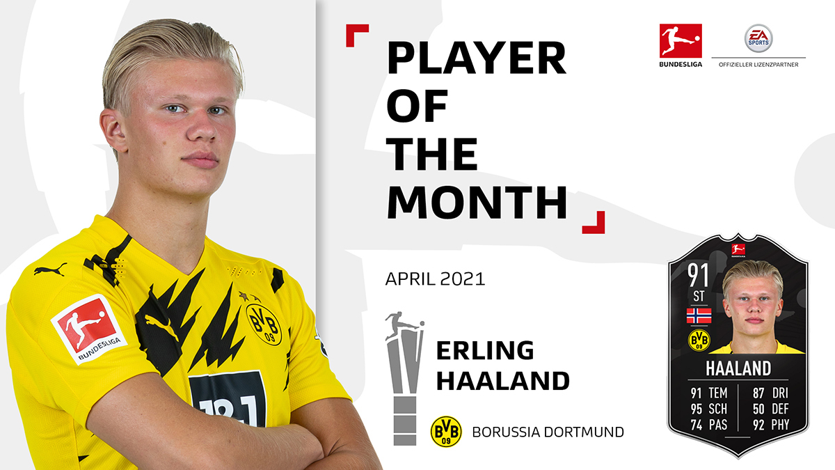 Erling Haaland Bundesliga POTM