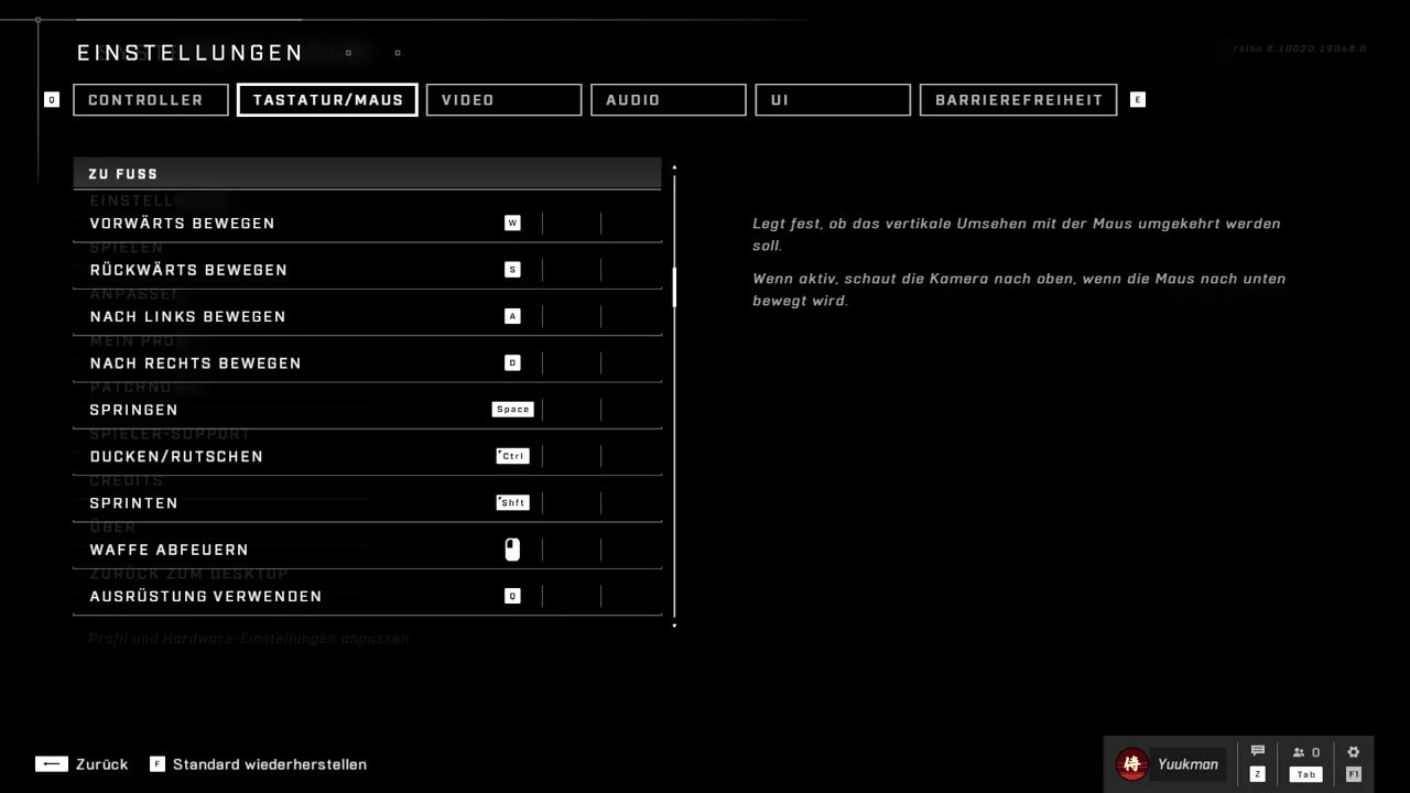 Halo Infinite Crossplay Tastatur