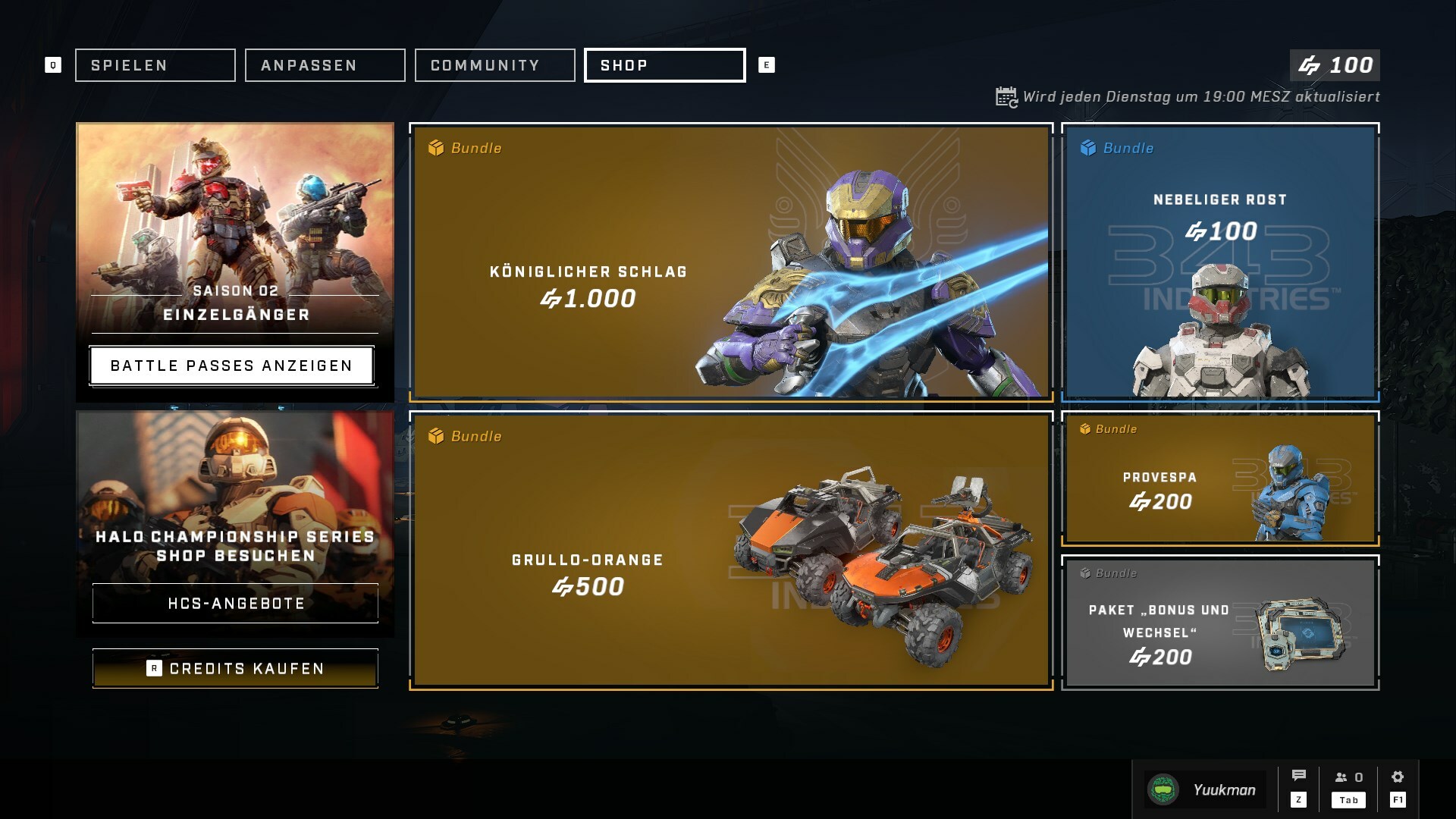 Halo Infinite Item Shop 1 6 DE