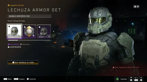 Halo Infinite Lechuza Armor Set