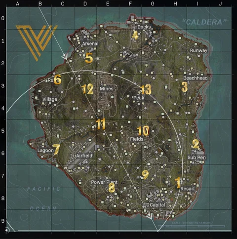 Hatch Locations Overview